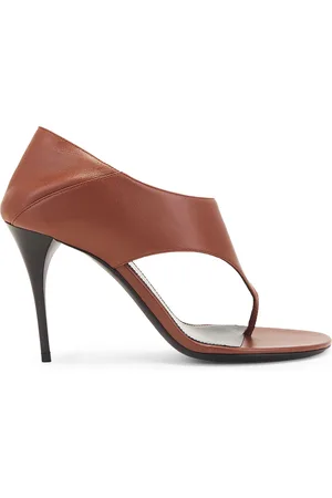 Saint Laurent Bridget Sandal in - Brown. Size 38 (also in ).