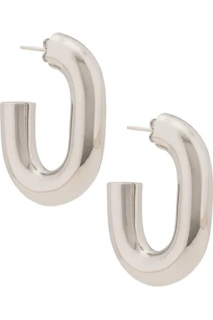Paco rabanne XL Link Hoops in - Metallic . Size all.