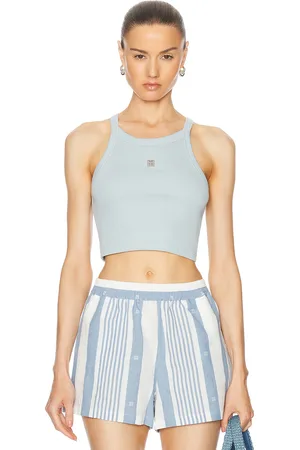 Givenchy Cropped Tank Top in - Blue. Size L (also in ).