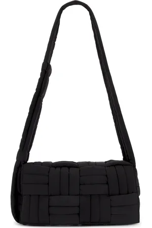 Bottega Veneta Medium Padded Tech Cassette Paper Bag in - Black. Size all.