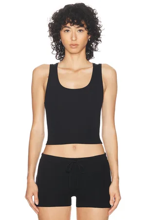 ÉTERNE Square Neck Tank Top in - . Size L (also in XL, XS).