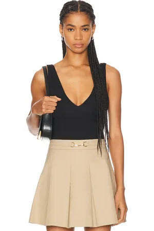 SANS FAFF Plunge V Bodysuit in - . Size L (also in M, S, XS).