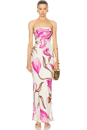 ROCOCO SAND Maxi Strapless Dress in - Pink. Size L (also in S, XS).