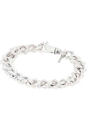 EMANUELE BICOCCHI Arabesque Chain Bracelet in - Metallic Silver. Size L (also in M).