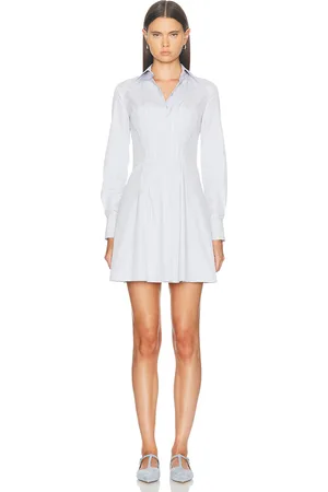 GABRIELA HEARST Garcia Top in - Blue. Size 36 (also in 38, 40, 42).