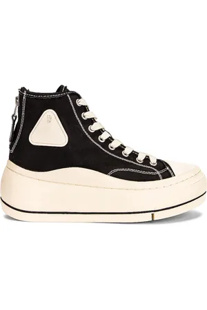 R13 High Top Sneaker in - Black. Size 10 (also in 6, 8).