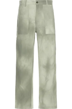 Norse projects Lukas Relaxed Wave Dye Pants in - Olive. Size 32 (also in 34).