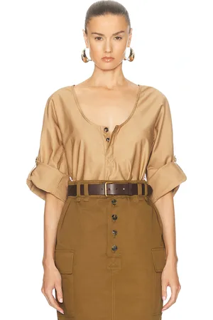 Saint Laurent Convertible Sleeve Blouse in - . Size 36 (also in 38, 40, 42).
