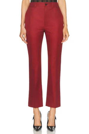 Saint Laurent Bootcut Pant in - Red. Size 36 (also in 38, 40).