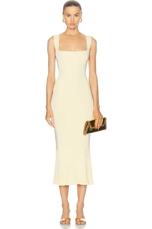 GALVAN Atalanta Dress in - Yellow. Size L (also in ).