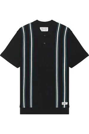 Wacko Maria Striped Knit Polo Shirt in - . Size S (also in ).