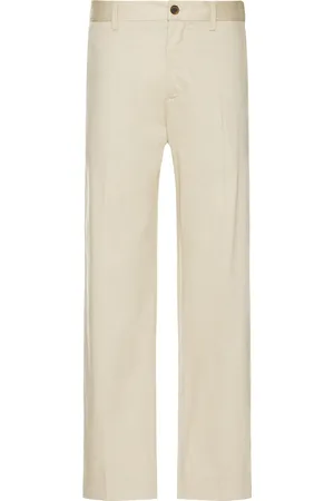 CLUB MONACO Straight Cropped Fit Pant in - Cream. Size 32 (also in ).