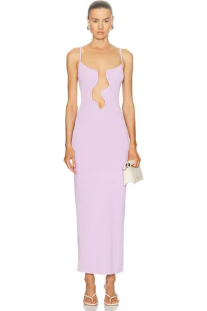 CHRISTOPHER ESBER Salacia Wire Column Dress in - Lavender. Size L (also in ).