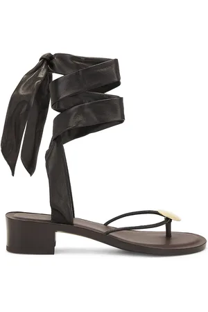 The Row Cord Sandal in Espresso Dark Brown & Brass - Chocolate. Size 36 (also in 36.5, 37.5, 38, 39, 40, 41).