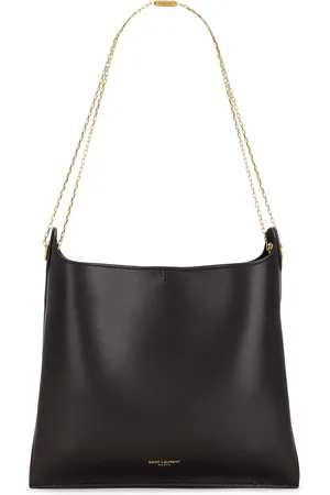 Saint Laurent Flat Shoulder Bag On Chain in - Black. Size all.