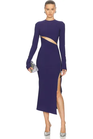 The Attico Maxi Dress With Exposed Zipper in - . Size 36 (also in ).