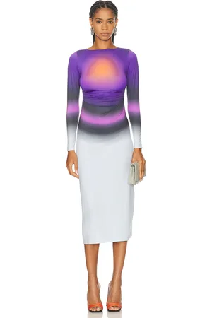 Maisie Wilen Saturn Midi Dress in - Purple. Size M (also in ).