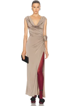 MAGDA BUTRYM Cowl Neck Long Dress in - . Size 34 (also in 38).