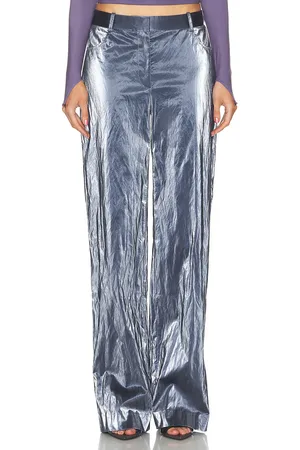 PRISCAVera Rainwear Straight Leg Pant in - Blue. Size L (also in S, XS).