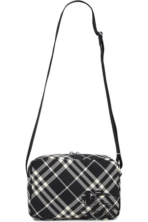 Burberry Check Crossbody Bag in - Black. Size all.