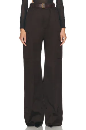 Saint Laurent Wide Leg Pant in - Brown. Size 38 (also in 40).