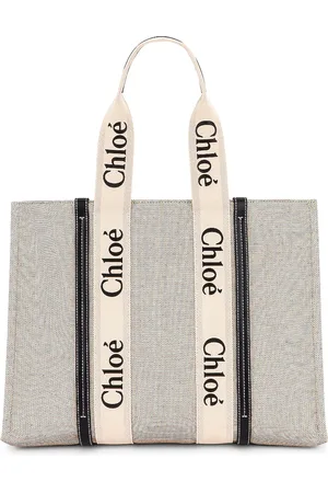 Chloé Large Woody Tote Bag in - Neutral. Size all.