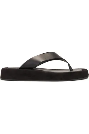 The Row Ginza Sandal in - Black. Size 35.5 (also in 36.5).