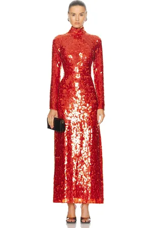 SIMON MILLER Sculpty Sequin Dress in - Red. Size 0 (also in ).