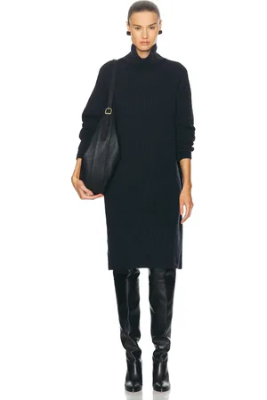 LEMAIRE High Neck Maxi Dress in - Navy. Size S (also in ).