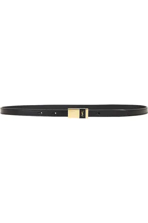 Saint Laurent Leather Belt in - Black. Size 85 (also in ).