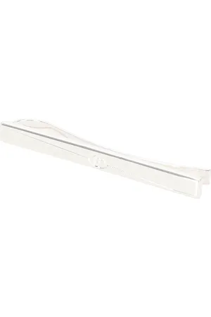 Gucci Diagonal Interlocking G Tie Bar in - Metallic Silver. Size all.