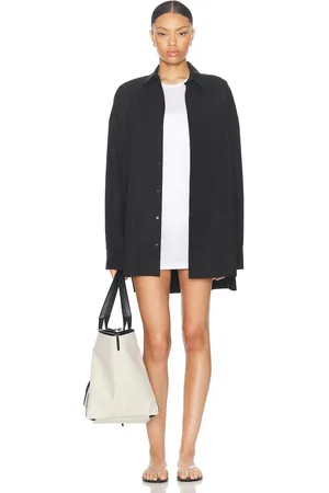 WARDROBE.NYC Oversized Mini Shirt Dress in - . Size XXS (also in ).