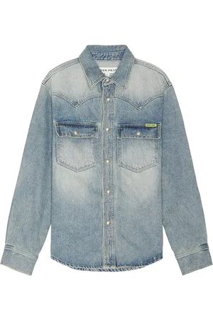 AFTER PRAY Cruisers Denim Shacket in - Denim-Light. Size S (also in ).