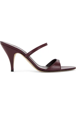 The Row Vika Knot 80 Sandal in - Burgundy. Size 36 (also in 36.5, 37).