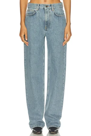 Loulou de Saison Samur Straight Leg in - Denim-Medium. Size 24 (also in 25, 27, 28, 29, 30).