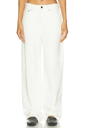 Loulou de Saison Samur Straight Leg in - White. Size 24 (also in 25, 26, 27, 29, 30).