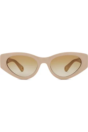 Chloé Marcie Sunglasses in - Ivory. Size all.