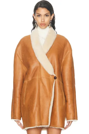 Isabel Marant Elanore Coat in - Brown. Size 38 (also in ).