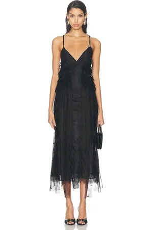 BLUMARINE Lace Midi Dress in - . Size 38 (also in ).