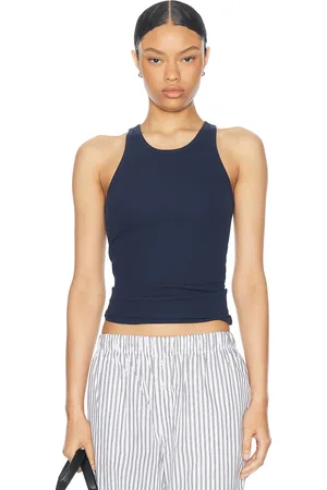 ÉTERNE High Neck Fitted Tank Top in - . Size M (also in XL).