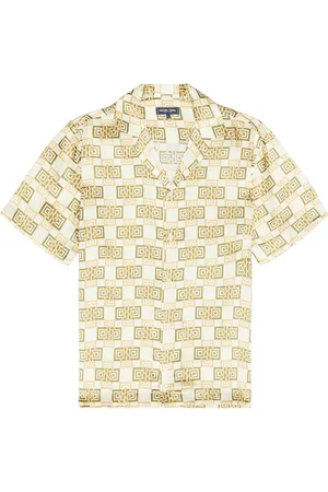 Frescobol Carioca Roberto Angra Cube Shirt in - Cream. Size S (also in ).