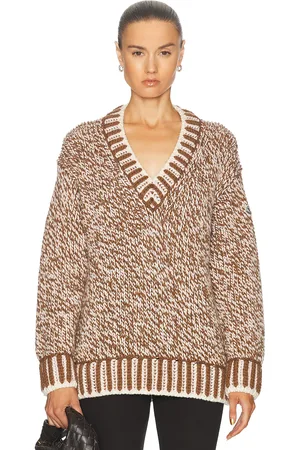 Moncler V-neck Sweater in - Brown. Size M (also in XS).