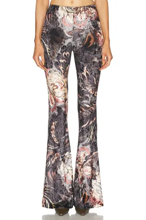 Etro Flare Pant in - Black,Taupe. Size 38 (also in 40).