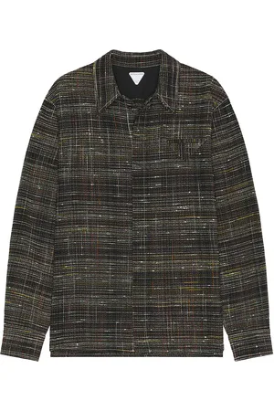 Bottega Veneta Knotted Viscose Shirt in - Black. Size 52 (also in ).