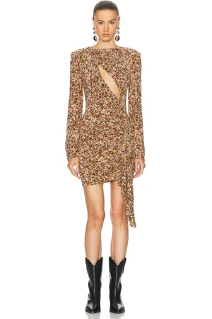 Isabel Marant Vinia Dress in - Brown. Size 34 (also in 38, 40, 42).
