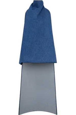 Alaïa Sleeveless Cape Top in - Denim-Medium. Size 40 (also in ).