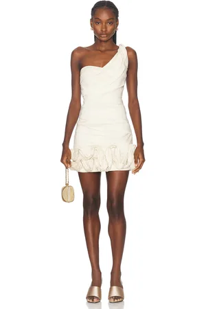 RACHEL GILBERT Ochre Mini Dress in - Cream. Size 3 (also in 4).