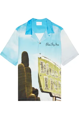 BLUE SKY INN Cactus Sign Top in - Multi. Size S (also in ).