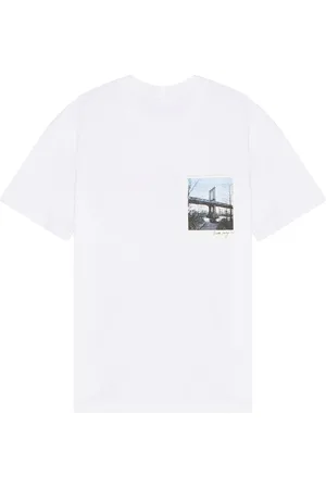 Helmut Lang Postcard Skyline Short Sleeve T-Shirt in - . Size S (also in ).