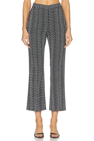 Missoni Zig Zag Lame Trouser in - Metallic Silver. Size 36 (also in ).